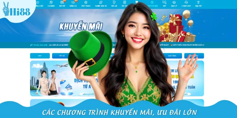 Một số chương trình khuyến mãi HOT đang được Hi88 triển khai